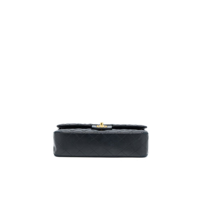 Chanel Medium Classic Double Flap Bag Lambskin Black GHW