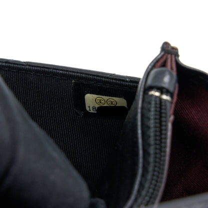 Chanel Classic Wallet On Chain Lambskin Black SHW