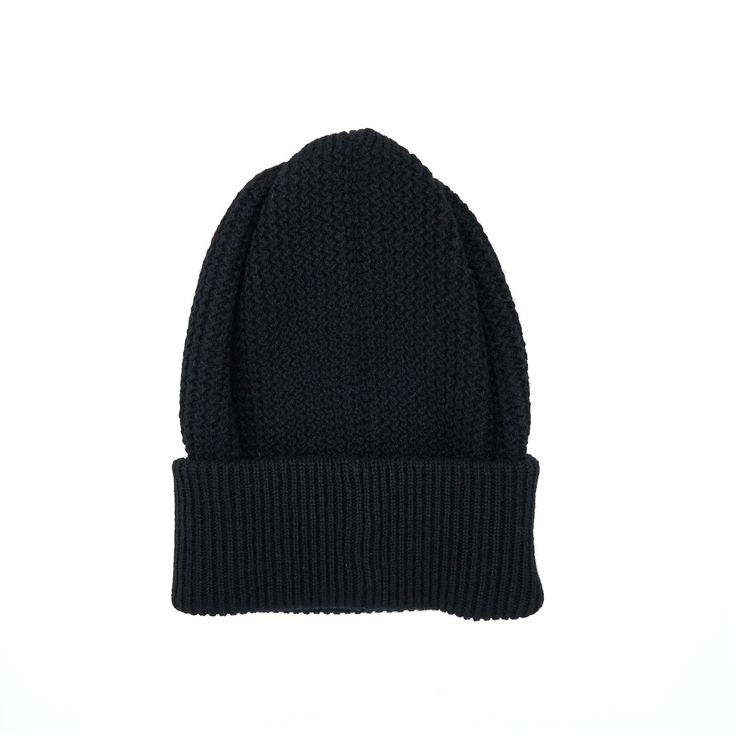 Chanel Cashmere Beanie Black With Gold Letters