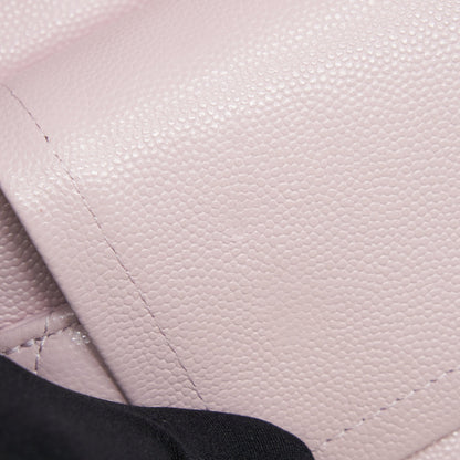 Chanel Medium Classic Double Flap Bag 21S Caviar Light Pink LGHW