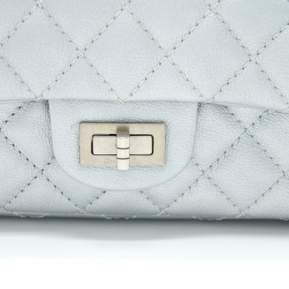 Chanel Mini 2.55 Reissue Flap Bag Calfskin Light Grey SHW