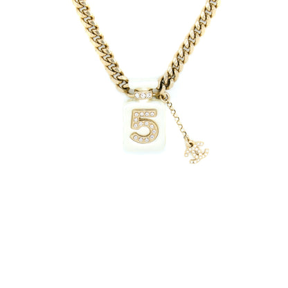 Chanel 22S Perfume Bottle/CC Logo Drop Necklace/Choker LGHW