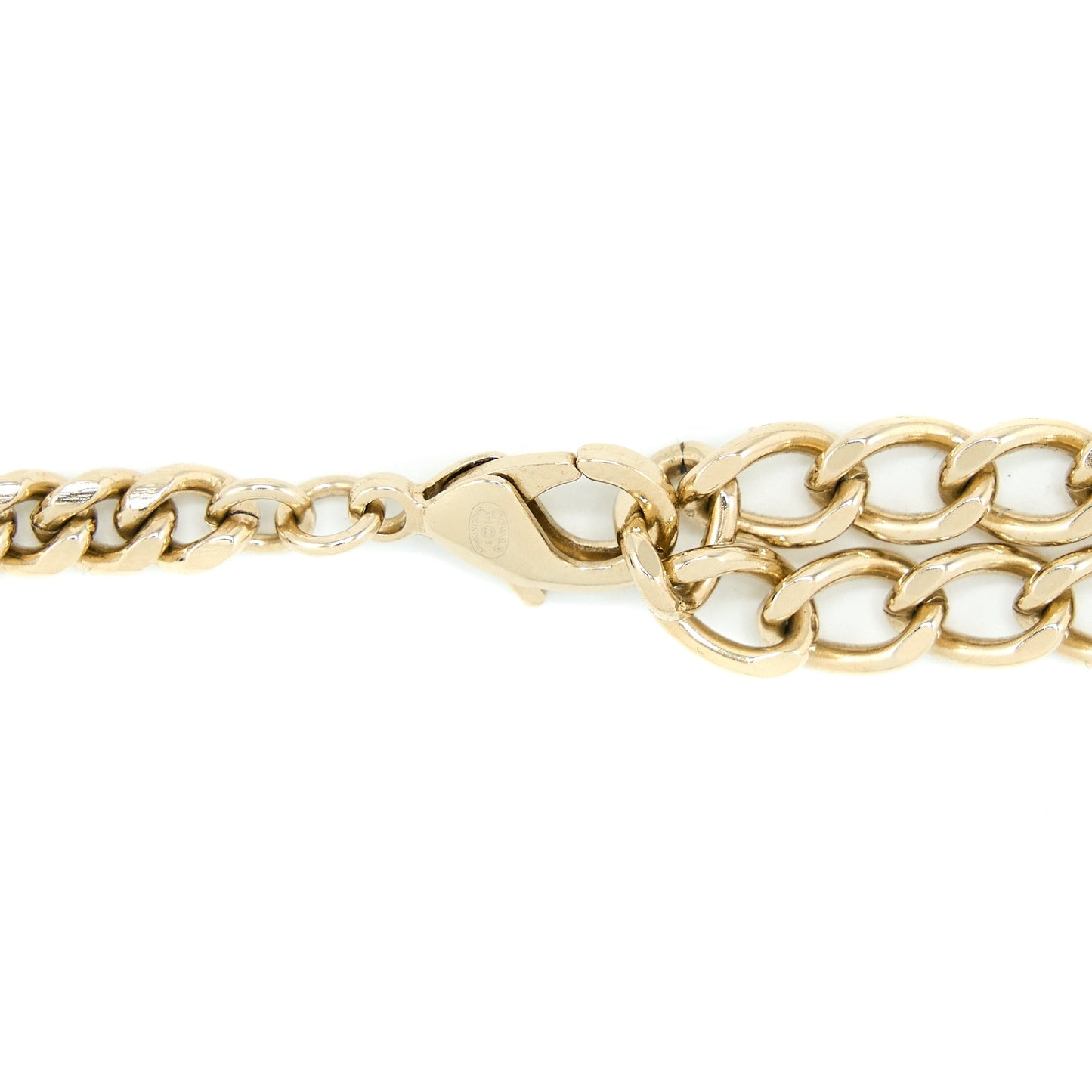 Chanel 22S Perfume Bottle/CC Logo Drop Necklace/Choker LGHW