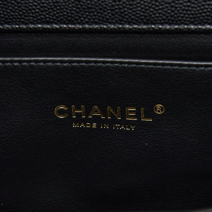 Chanel 22K Coco First Caviar Leather Black GHW (Microchip)