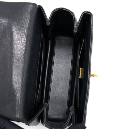 Chanel 22K Coco First Caviar Leather Black GHW (Microchip)