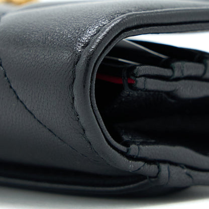 Chanel 19 Flap Wallet Lambskin Black GHW