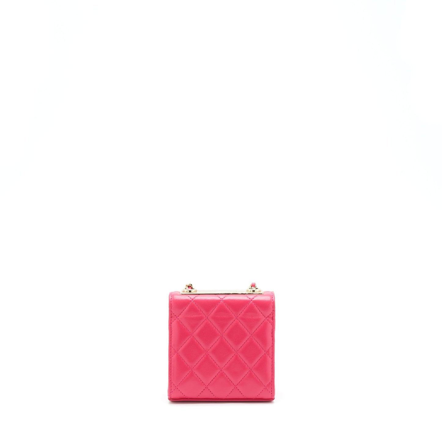 Chanel Mini Trendy CC Wallet On Chain Lambskin Pink LGHW