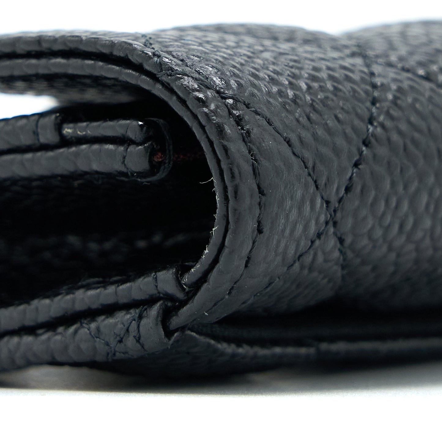 Chanel Classic Flap Card Holder Caviar Leather Black LGHW