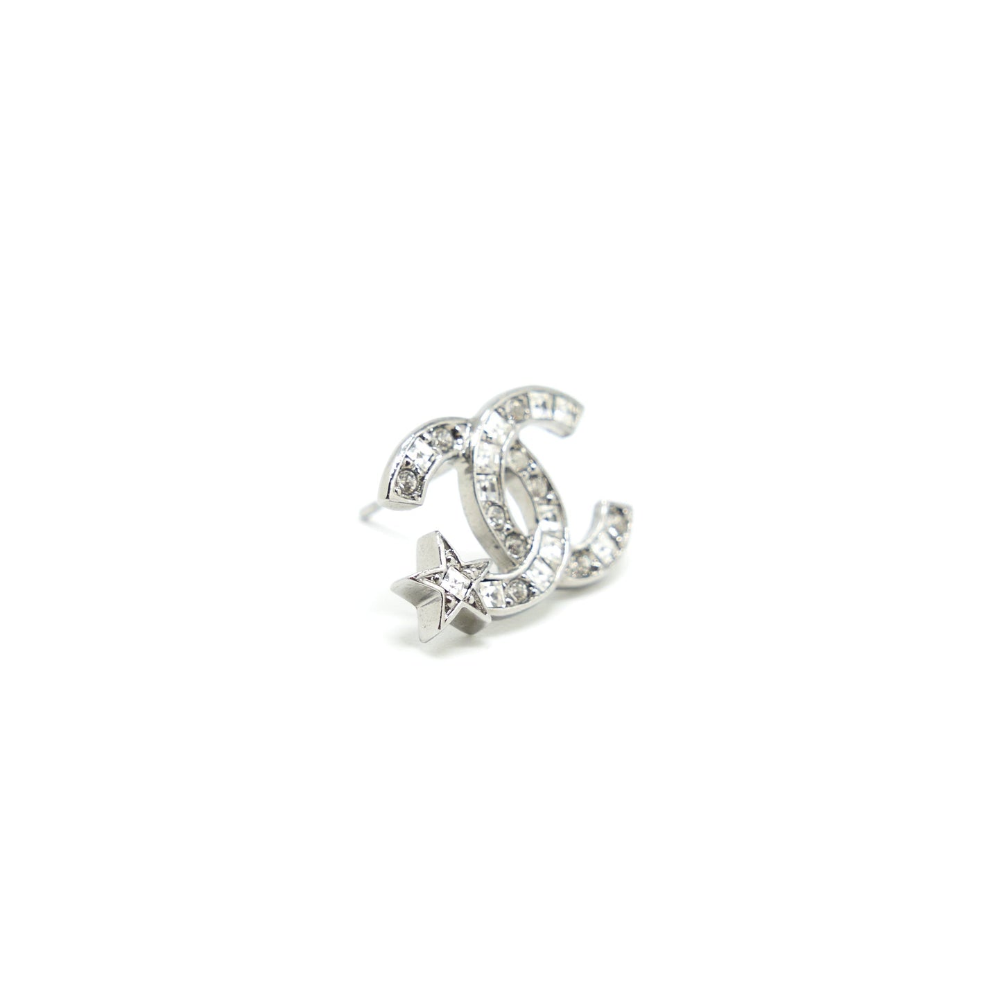 Chanel CC And Star Crystals Earring SHW