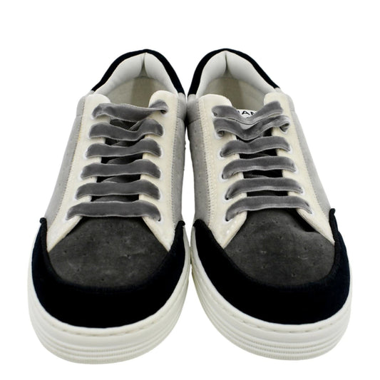 CHANEL Velvet Multicolor Sneakers Size 39