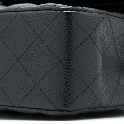 Chanel Small Classic Flap Bag Caviar Black SHW