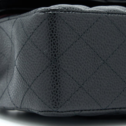 Chanel Small Classic Flap Bag Caviar Black SHW