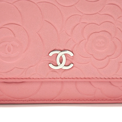 Chanel Camelia Wallet on chain Pink SHW