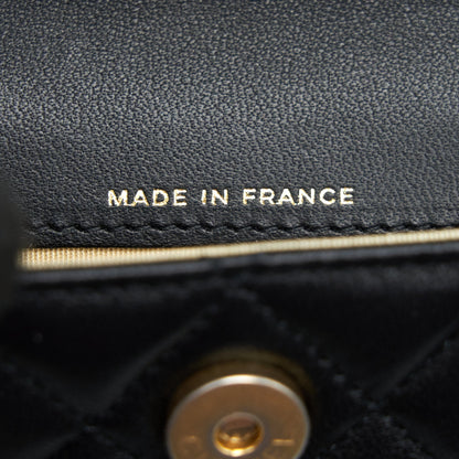 Chanel Pearl Crush Belt Bag Black GHW