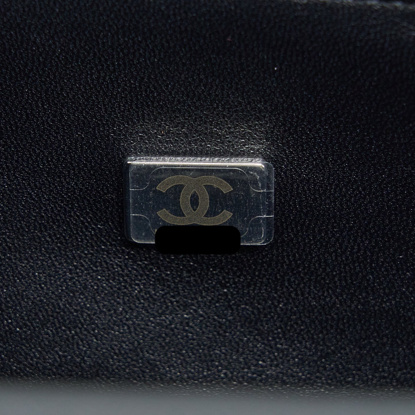 Chanel Small Boy Bag Caviar Black Ruthenium Hardware (Microchip)