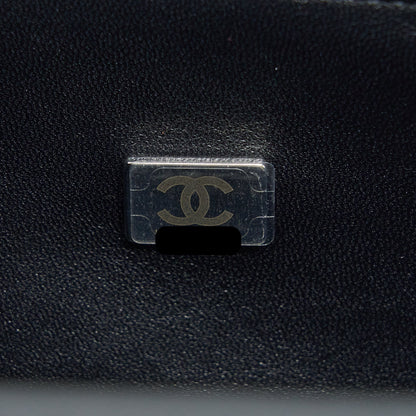 Chanel Small Boy Bag Caviar Black Ruthenium Hardware (Microchip)