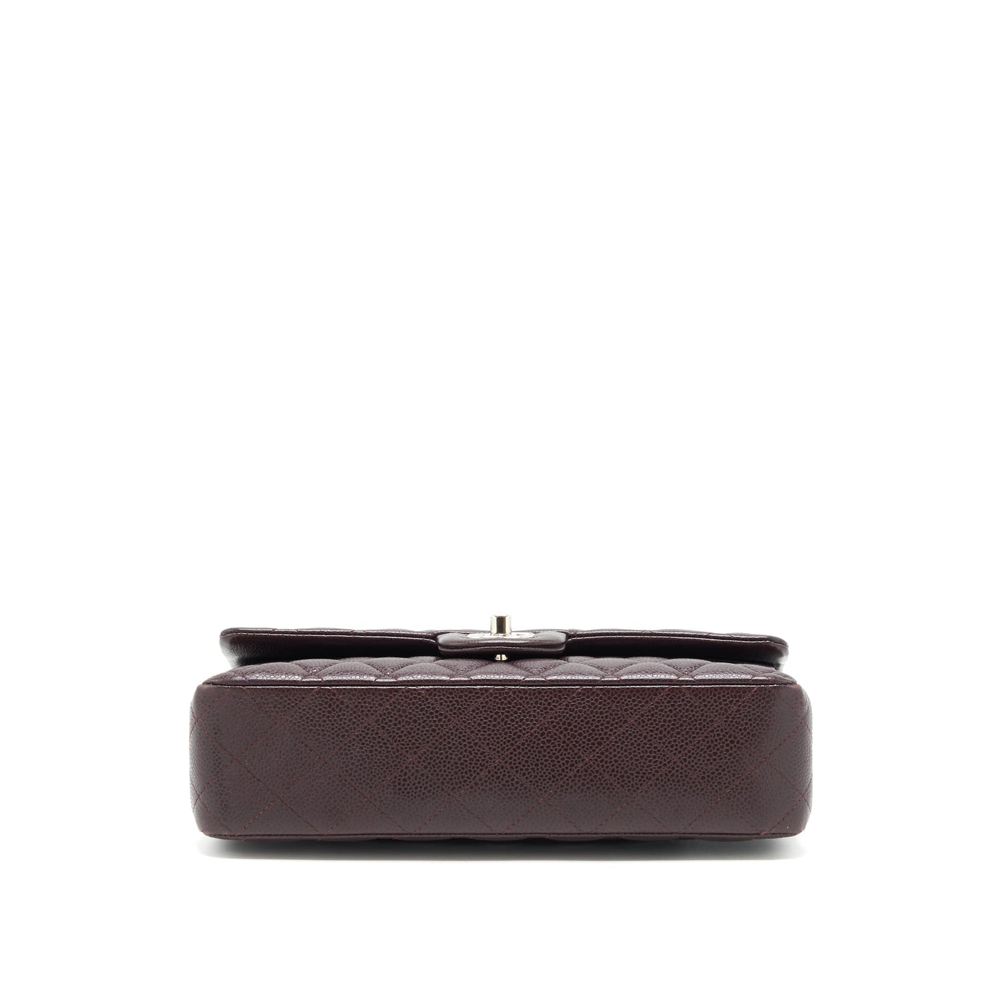 Chanel Medium Classic double Flap bag Caviar Burgundy SHW