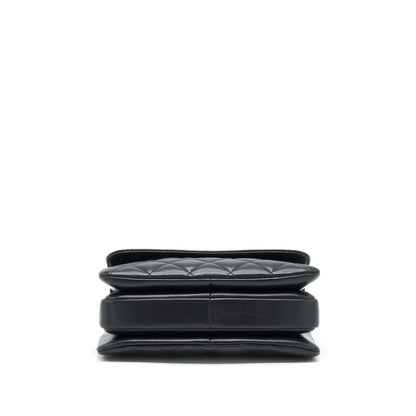 Chanel Trendy CC Flap Bag Lambskin Black LGHW