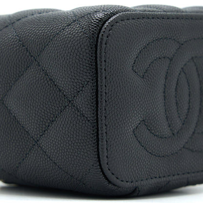 Chanel Mini Vanity with Chain Caviar Black LGHW