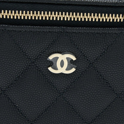 Chanel Mini Vanity with Chain Caviar Black LGHW