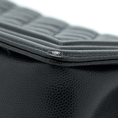Chanel Small Boy Bag Caviar Black GHW