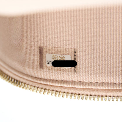Chanel Long Vanity With Chain Caviar Beige LGHW