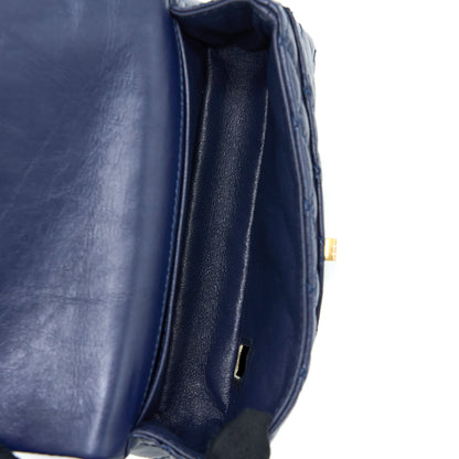 Chanel 2.55 Reissue Mini Waist Belt Bag Aged Calfskin Navy GHW