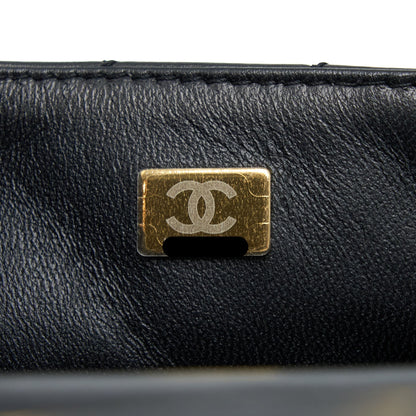 Chanel Mini 2.55 Reissue Flap Bag Aged Calfskin Black Brushed GHW (Microchip)
