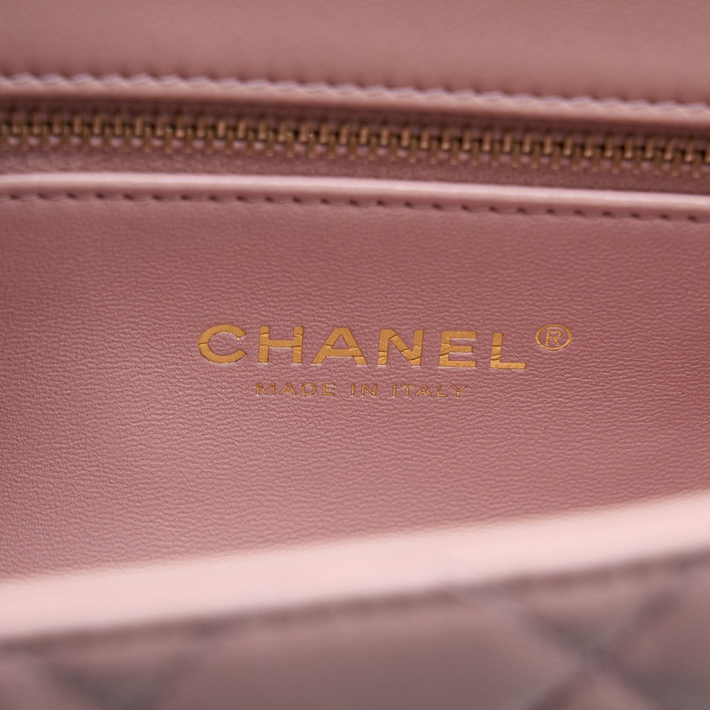 Chanel 22B Small Flap Bag With Gem Chain Lambskin Pink GHW (Microchip)