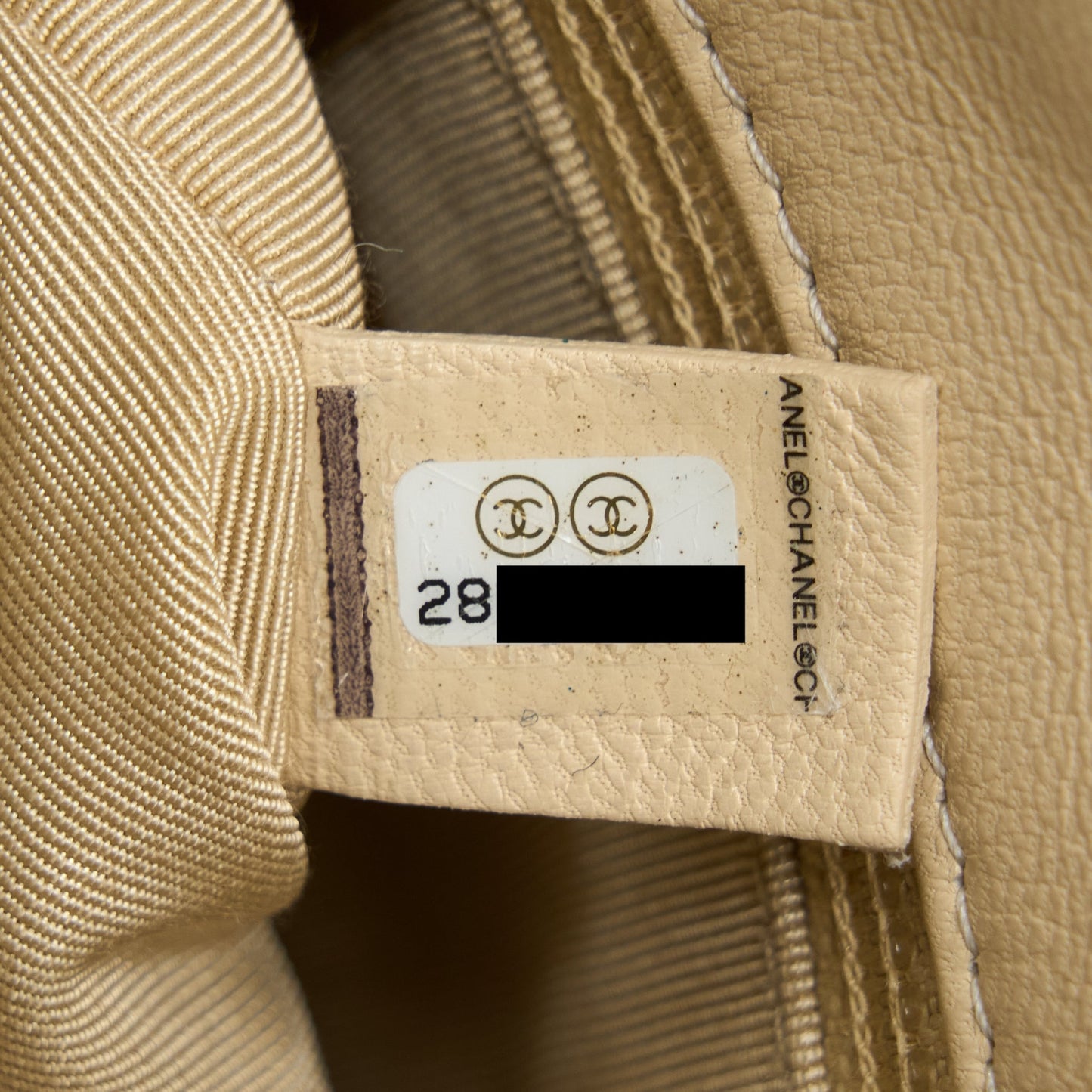 Chanel Small 19 Bag Goatskin Beige With Multicolour Hardware