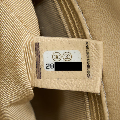 Chanel Small 19 Bag Goatskin Beige With Multicolour Hardware