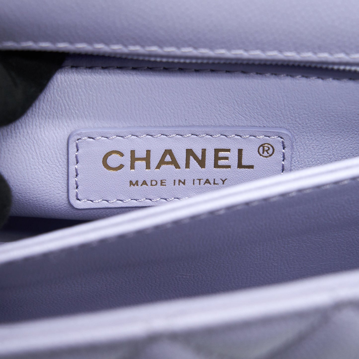 Chanel 21K lilac / Light Purple Coco Handle Small (old mini 24mm) LGHW