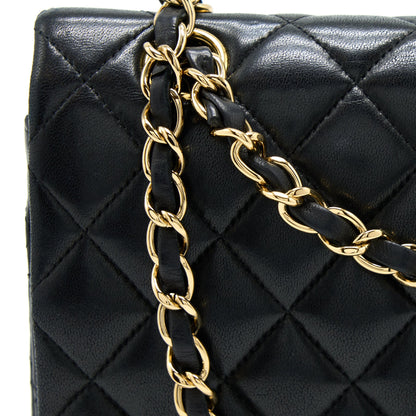 Chanel Medium Classic Double Flap Bag Lambskin Black GHW