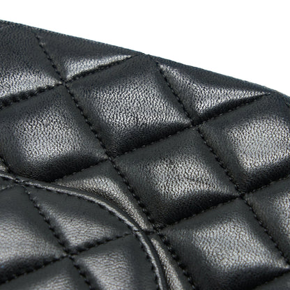 Chanel Medium Classic Double Flap Bag Lambskin Black GHW