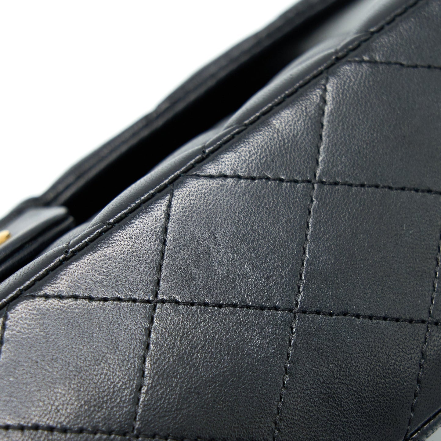 Chanel Medium Classic Double Flap Bag Lambskin Black GHW