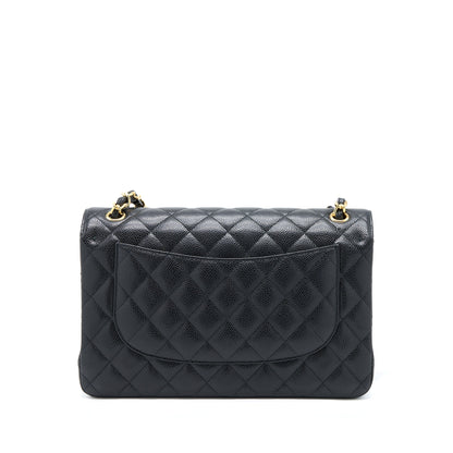 Chanel Classic Jumbo Double Flap Caviar Black GHW (Microchip)