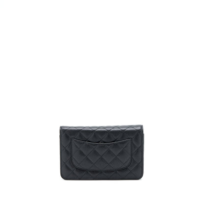 Chanel Classic Wallet On Chain Caviar Black GHW(Microchip)
