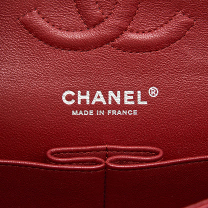 Chanel Medium Classic Double Flap Bag Caviar Red SHW