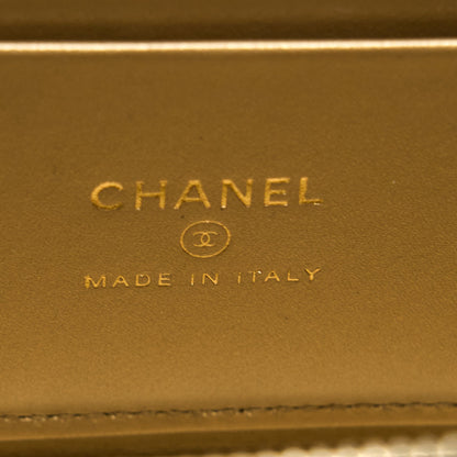 Chanel Pearl Crush Long Vanity Lambskin Black GHW