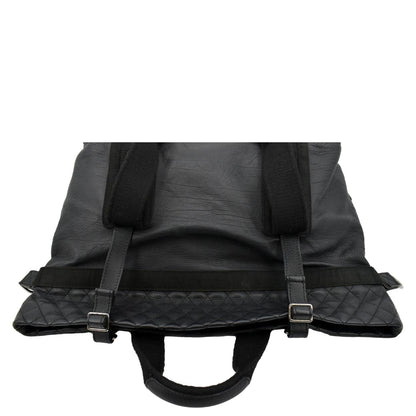 CHANEL 2way Leather Shoulder Bag Black