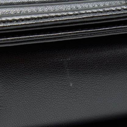 Chanel Boy Bag New Medium (28cm) Lambskin Black Ruthenium GHW