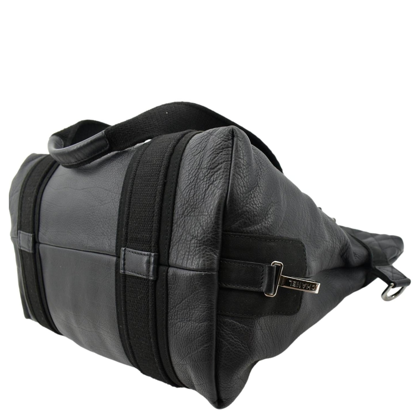 CHANEL 2way Leather Shoulder Bag Black
