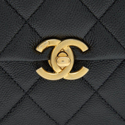Chanel 22P Flap Backpack Caviar Black GHW