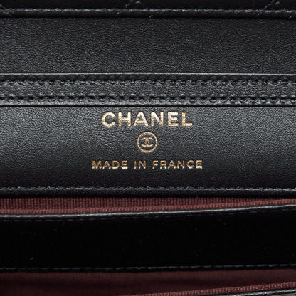 Chanel 22P 2 In 1 Wallet On Chain Caviar Black LGHW