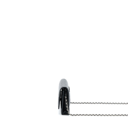 Chanel Classic Wallet On Chain Caviar Black SHW (Microchip)