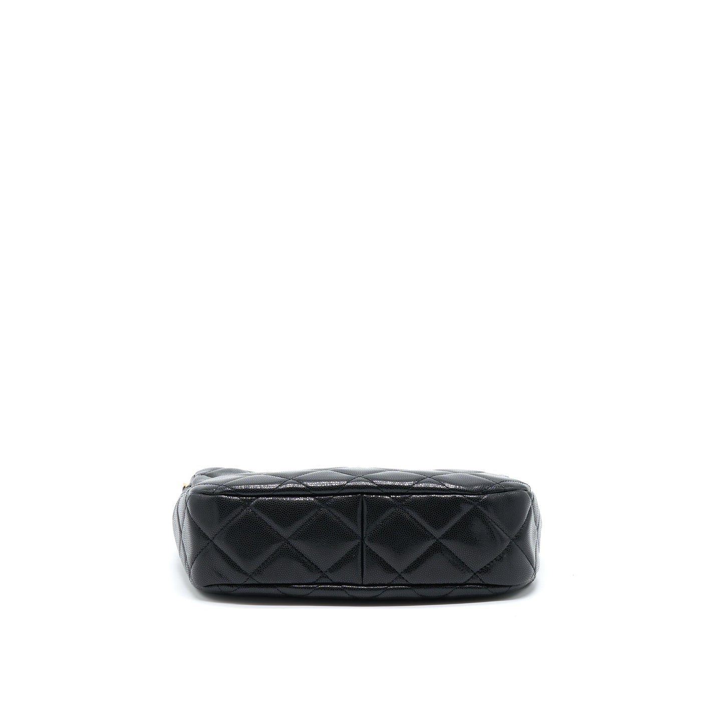 Chanel 22A Twist Your Buttons Hobo Shoulder Bag Caviar Black GHW (Microchip)