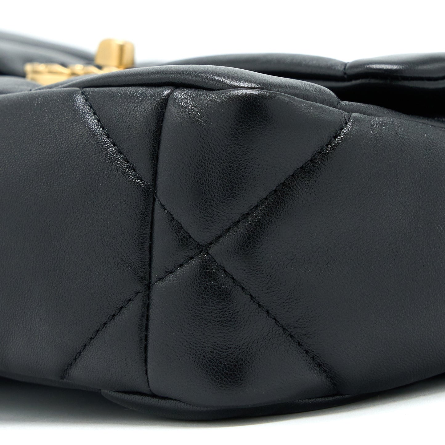 Chanel Small 19 Bag Lambskin Black Multicolour Hardware (Microchip)