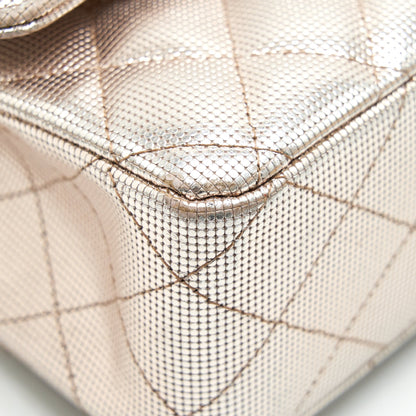 CHANEL SEASONAL MEDIUM FLAP BAG IN CHAMPAGNE PINK SHW