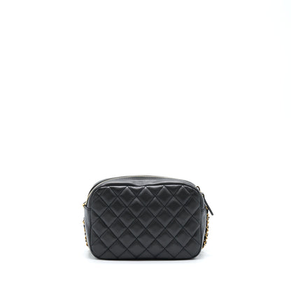 Chanel Camera Case Quilted Calfskin Black GHW