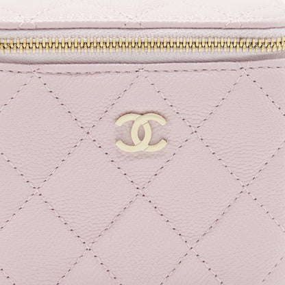 Chanel Mini Vanity Case Caviar Pink LGHW